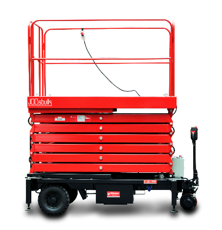 四輪牽引移動(dòng)剪叉式升降平臺